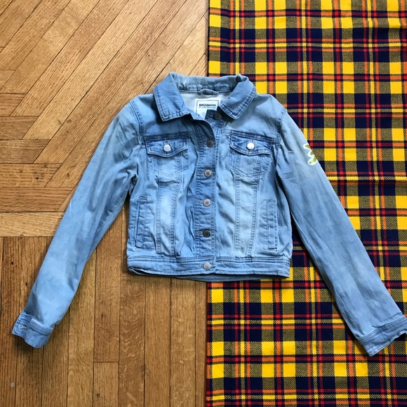 Custom BROdenim Jean Jacket Sun Moon Stars Nic - Picture 1 of 8